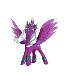 Size: 5000x5000 | Tagged: safe, artist:jww#, opaline arcana, alicorn, pony, g5, armor, crown, female, jewelry, mare, regalia, simple background, solo, spread wings, transparent background, wings