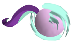 Size: 1114x718 | Tagged: safe, artist:transparentjiggly64, starlight glimmer, g4, 3d, ball, glimmerball, rolling, simple background, spin dash, tail, transparent background