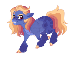 Size: 3600x2700 | Tagged: safe, artist:gigason, oc, oc only, oc:horizon, earth pony, pony, coat markings, colored hooves, dappled, eyebrows, facial markings, freckles, gradient hooves, grin, high res, hoof polish, magenta eyes, male, obtrusive watermark, offspring, pale belly, parent:oc:raspberry sunset, parent:rainbow dash, parents:canon x oc, raised eyebrow, simple background, smiling, snip (coat marking), solo, stallion, transparent background, unshorn fetlocks, watermark