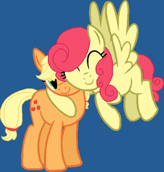 Size: 534x562 | Tagged: safe, artist:junetheicecat, applejack, strawberry sunrise, g4, female, lesbian, ship:applerise, shipping