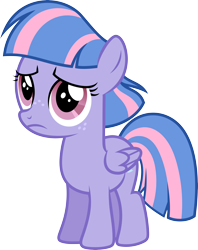 Size: 5591x7066 | Tagged: safe, artist:starryshineviolet, wind sprint, pegasus, pony, common ground, g4, absurd resolution, cute, female, filly, foal, looking up, sad, sadorable, simple background, solo, sprintabetes, transparent background, vector