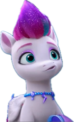 Size: 376x623 | Tagged: safe, edit, edited screencap, screencap, zipp storm, pegasus, pony, g5, my little pony: make your mark, my little pony: make your mark chapter 6, secrets of starlight, spoiler:g5, background removed, eyeshadow, faic, jewelry, makeup, necklace, not a vector, simple background, solo, transparent background