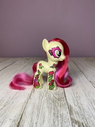 Size: 1588x2118 | Tagged: safe, photographer:sweetpuppyvintage, roseluck, earth pony, pony, g4, brushable, female, irl, mare, photo, ponymania, solo, toy