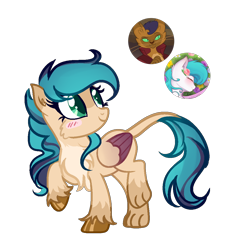 Size: 1000x1086 | Tagged: safe, artist:cottonheart05, capper dapperpaws, oc, oc only, oc:cotton heart, abyssinian, hybrid, original species, pegasus, pony, anthro, canon x oc, interspecies offspring, long mane, long tail, offspring, parent:capper dapperpaws, parent:oc:cotton heart, parents:canon x oc, paws, simple background, tail, transparent background