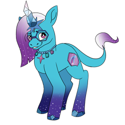 Size: 2048x2048 | Tagged: safe, artist:birbnerd17, comet (g5), auroricorn, pony, g5, cometbetes, cute, glasses, high res, jewelry, male, necklace, shy, simple background, solo, stallion, transparent background
