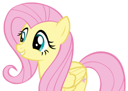 Size: 9800x7000 | Tagged: safe, artist:andoanimalia, fluttershy, pegasus, pony, a health of information, g4, cute, female, mare, shyabetes, simple background, smiling, solo, transparent background, vector
