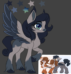 Size: 1957x2033 | Tagged: safe, artist:ondrea, oc, oc:crimson, oc:mabel, pegasus, pony, customized toy, female, fusion, irl, mare, photo, solo, toy