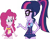 Size: 3215x2520 | Tagged: safe, edit, edited screencap, editor:mrtoonlover83, screencap, pinkie pie, sci-twi, twilight sparkle, human, equestria girls, g4, my little pony equestria girls: better together, x marks the spot, background removed, bikini, clothes, duo, duo female, female, geode of sugar bombs, geode of telekinesis, glasses, high res, magical geodes, not a vector, one-piece swimsuit, pinkie pie swimsuit, ponytail, sci-twi swimsuit, simple background, smiling, swimsuit, transparent background