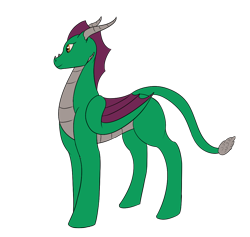 Size: 1054x1000 | Tagged: safe, artist:silverfan, dragon, female, mare, simple background, solo, transparent background