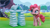 Size: 1920x1080 | Tagged: safe, screencap, pinkie pie, earth pony, pony, g4, g4.5, my little pony: stop motion short, pillow fight (short), cute, pillow, smiling, solo