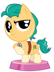 Size: 1359x1800 | Tagged: safe, artist:prixy05, hitch trailblazer, earth pony, pony, g5, cute, hitchbetes, male, pocket ponies, sheriff's badge, simple background, solo, stallion, transparent background, vector