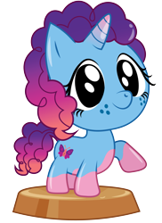 Size: 1311x1800 | Tagged: safe, artist:prixy05, misty brightdawn, pony, unicorn, g5, cute, daaaaaaaaaaaw, female, mare, mistybetes, pocket ponies, rebirth misty, simple background, solo, transparent background, vector