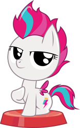 Size: 1237x1987 | Tagged: safe, artist:prixy05, zipp storm, pegasus, pony, g5, adorazipp, cute, female, mare, pocket ponies, simple background, sitting, solo, spread wings, transparent background, vector, wings