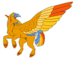 Size: 2500x1950 | Tagged: safe, artist:kitschykricket, oc, oc only, oc:ibis, pegasus, pony, colored wings, male, multicolored wings, nudity, sheath, simple background, solo, stallion, transparent background, wings