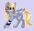 Size: 674x618 | Tagged: safe, artist:vtya, derpy hooves, pegasus, pony, g4, alternate hairstyle, blonde, blonde mane, blonde tail, cross-eyed, emo, eyelashes, eyeliner, feathered wings, female, folded wings, gray coat, jewelry, makeup, necklace, pegasus wings, purple background, simple background, sock, solo, stars, studded bracelet, tail, wings