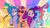 Size: 1920x1080 | Tagged: safe, screencap, hitch trailblazer, izzy moonbow, misty brightdawn, pipp petals, sunny starscout, zipp storm, alicorn, earth pony, pegasus, pony, unicorn, g5, my little pony: tell your tale, snow business like show business, spoiler:g5, spoiler:my little pony: tell your tale, bracelet, confident, cool, female, friendship bracelet, frown, grin, jewelry, looking at you, male, mane five, mane six (g5), mane stripe sunny, mare, one of these things is not like the others, pose, race swap, rebirth misty, royal sisters (g5), siblings, sisters, smiling, stallion, style, sunglasses, sunnycorn