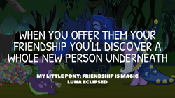 Size: 1920x1080 | Tagged: safe, edit, edited screencap, editor:quoterific, screencap, princess luna, spike, twilight sparkle, alicorn, dragon, pony, unicorn, g4, luna eclipsed, candy, clothes, cosplay, costume, dragon costume, food, horn, lollipop, nightmare night, nightmare night costume, star swirl the bearded costume, twilight the bearded