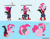 Size: 3850x2975 | Tagged: safe, artist:boundbrush, pinkie pie, dinosaur, earth pony, goo, pony, g4, bondage, brainwashing, encasement, female, furry, furry to pony, high res, mare, mental shift, scaly, scaly to pony, transformation, transformation sequence