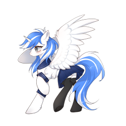 Size: 2048x2048 | Tagged: safe, artist:dk, oc, oc only, oc:ori, alicorn, clothes, high res, simple background, solo, transparent background