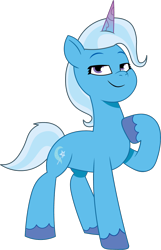 Size: 842x1311 | Tagged: safe, artist:prixy05, trixie, pony, unicorn, g4, g5, my little pony: tell your tale, female, g4 to g5, generation leap, mare, simple background, solo, transparent background, vector