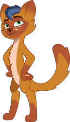 Size: 796x1378 | Tagged: safe, artist:prixy05, capper dapperpaws, abyssinian, cat, anthro, digitigrade anthro, g4, g5, my little pony: tell your tale, g4 to g5, generation leap, male, simple background, solo, transparent background, vector