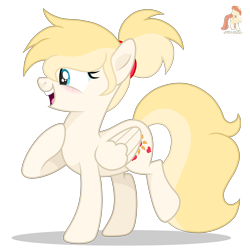 Size: 3500x3500 | Tagged: safe, artist:r4hucksake, oc, oc:ivory heart, pegasus, pony, blushing, female, high res, mare, simple background, solo, transparent background