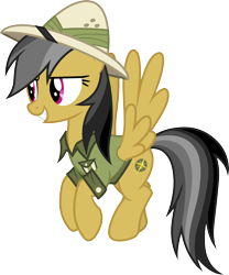 Size: 3000x3607 | Tagged: safe, artist:cloudy glow, daring do, pegasus, pony, daring don't, g4, .ai available, clothes, female, hat, high res, pith helmet, simple background, smiling, solo, transparent background, vector