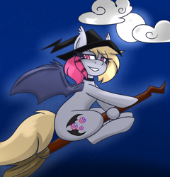 Size: 1880x1960 | Tagged: safe, artist:askhypnoswirl, oc, oc:batty bliss, bat pony, pony, solo