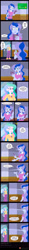 Size: 900x7721 | Tagged: safe, artist:niban-destikim, princess celestia, princess luna, principal celestia, vice principal luna, human, equestria girls, g4, airplane!, blatant lies, cellphone, commission, emanata, female, implied cheerilee, lies, lying, movie reference, nose growing, panic, parody, phone, pinocchio, smartphone, text message