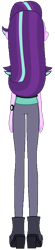 Size: 199x901 | Tagged: safe, artist:backviewer2160, starlight glimmer, equestria girls, g4, clothes, female, rear view, simple background, solo, transparent background