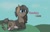 Size: 1440x910 | Tagged: safe, artist:thomas.senko, oc, oc only, oc:strawberry cocoa (the coco clan), monster pony, pony, unicorn, anklet, blaze (coat marking), blue eyes, blue sky, brown coat, brown hair, brown mane, brown tail, catchlights, character name, coat markings, colored hooves, commission, commissioner:rautamiekka, crossdressing, crossed hooves, detailed background, ears up, eyes open, facial markings, female to male, food, gray hooves, happy, hoof ring, hooves, horn, jewelry, lidded eyes, lighter underbelly, long mane, long mane male, looking forward, lying down, male, male oc, mane, mountain, no eyelashes, pony oc, prone, quadrupedal, rule 63, segmented tail, smiling, smirk, solo, son, stallion, stallion oc, strawberry, tail, two toned coat, unicorn oc, unshorn fetlocks, white sclera, ych result