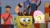 Size: 1920x1080 | Tagged: safe, artist:mobrosstudios, fluttershy, pegasus, pony, g4, 2013, eyes closed, female, happy, male, skellington's revenge, spongebob squarepants, spongebob squarepants (character)