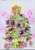 Size: 4000x5674 | Tagged: safe, artist:ja0822ck, original species, pony, unicorn, being a christmas tree, christmas, christmas tree, cyriak, female, holiday, mare, not salmon, ponified, present, rule 85, singing, traditional art, tree, wat
