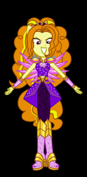 Size: 324x655 | Tagged: safe, artist:ajosterio, adagio dazzle, equestria girls, g4, black background, boots, crystal guardian, high heel boots, shoes, simple background, solo