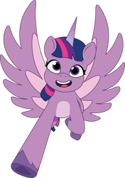 Size: 1355x1922 | Tagged: safe, artist:prixy05, twilight sparkle, alicorn, pony, g4, g5, my little pony: tell your tale, female, g4 to g5, generation leap, mare, simple background, solo, transparent background, twilight sparkle (alicorn), vector
