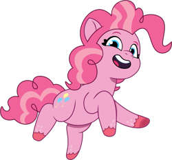 Size: 1011x938 | Tagged: safe, artist:prixy05, pinkie pie, earth pony, pony, g4, g5, my little pony: tell your tale, female, g4 to g5, generation leap, mare, simple background, solo, transparent background, vector
