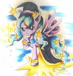 Size: 657x680 | Tagged: safe, artist:うめおにぎり, traditional art, unknown pony