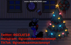 Size: 750x480 | Tagged: safe, artist:grandescartoons, pony, pony town, holiday