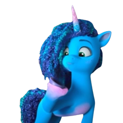 Size: 1080x1080 | Tagged: safe, edit, edited screencap, editor:dracoawesomeness, screencap, misty brightdawn, pony, unicorn, ali-conned, g5, my little pony: make your mark, my little pony: make your mark chapter 2, spoiler:g5, spoiler:my little pony: make your mark, background removed, female, not a vector, simple background, solo, transparent background