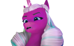 Size: 1280x800 | Tagged: safe, edit, edited screencap, editor:dracoawesomeness, screencap, opaline arcana, alicorn, pony, g5, izzy does it, my little pony: make your mark, my little pony: make your mark chapter 2, spoiler:g5, spoiler:my little pony: make your mark, background removed, female, not a vector, pathetic, simple background, solo, transparent background