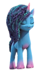 Size: 800x1280 | Tagged: safe, edit, edited screencap, editor:dracoawesomeness, screencap, misty brightdawn, pony, unicorn, g5, background removed, episode needed, eyes closed, not a vector, simple background, smiling, solo, transparent background