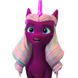 Size: 800x800 | Tagged: safe, edit, edited screencap, editor:dracoawesomeness, screencap, opaline arcana, alicorn, pony, g5, background removed, episode needed, female, not a vector, simple background, solo, transparent background