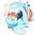 Size: 5000x5000 | Tagged: safe, artist:winstiky, rainbow dash, g4, mountain, simple background, snow, snowfall, solo, transparent background