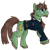 Size: 2400x2412 | Tagged: safe, artist:gambrygs, oc, oc only, oc:digter von marder, pony, unicorn, 2024 community collab, derpibooru community collaboration, beard, belt, blue eyes, brown mane, clothes, facial hair, glasses, high res, horn, long mane, long mane male, male, ponytail, profile, secret santa, simple background, smiling, solo, stallion, stallion oc, transparent background, trotting, unicorn oc, uniform