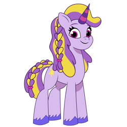 Size: 1200x1200 | Tagged: safe, artist:prixy05, color edit, edit, dreamy (g5), pony, unicorn, g5, my little pony: tell your tale, colored, simple background, solo, transparent background, vector