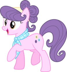 Size: 828x897 | Tagged: safe, artist:cloudy glow, suri polomare, earth pony, pony, g4, .ai available, female, necktie, simple background, solo, transparent background, vector