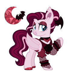 Size: 1047x1062 | Tagged: safe, artist:strawberry-spritz, oc, oc only, bat pony, pony, g4, clothes, female, mare, simple background, solo, transparent background