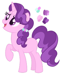 Size: 1037x1236 | Tagged: safe, artist:monochrome-sunsets, oc, oc only, pony, unicorn, g4, female, magical lesbian spawn, mare, not starlight glimmer, not sugar belle, offspring, parent:starlight glimmer, parent:sugar belle, simple background, solo, transparent background