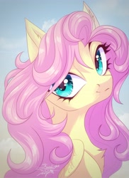 Size: 3400x4680 | Tagged: safe, artist:jsunlight, fluttershy, pegasus, pony, g4, cute, shyabetes, solo