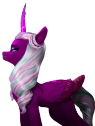 Size: 600x800 | Tagged: safe, edit, edited screencap, editor:dracoawesomeness, screencap, opaline arcana, alicorn, pony, g5, background removed, episode needed, female, not a vector, simple background, solo, transparent background